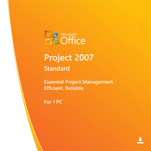Microsoft Project Standard 2007